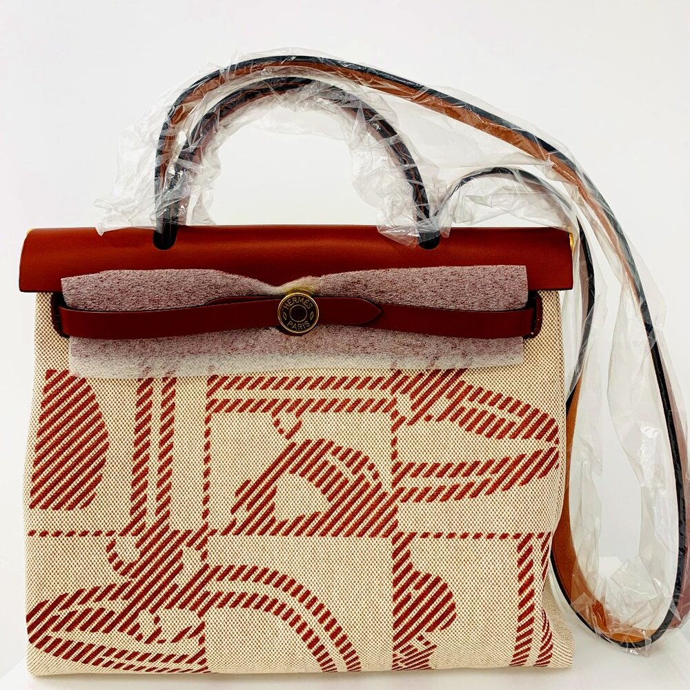 HERMES CANVAS SATCHEL